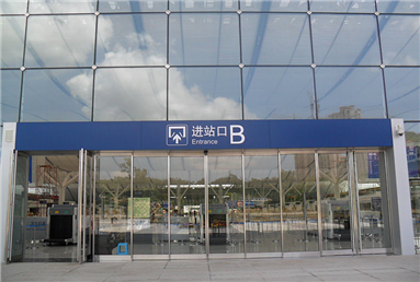 重叠平移自动门