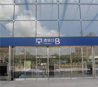 重叠平移自动门